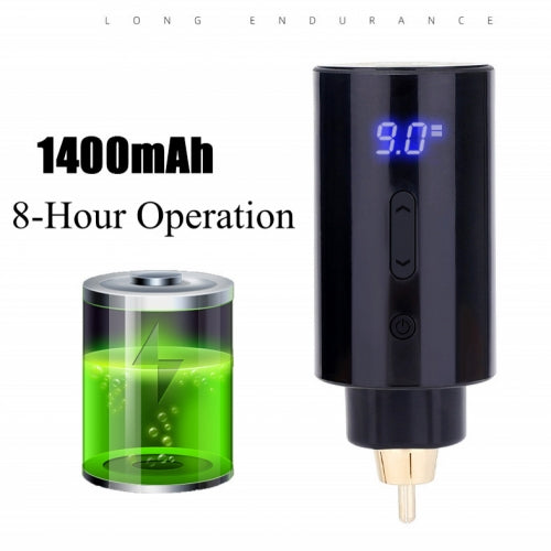 RY-720 1400Mah Wireless Tattoo Power Supply with Touch-Control Switch