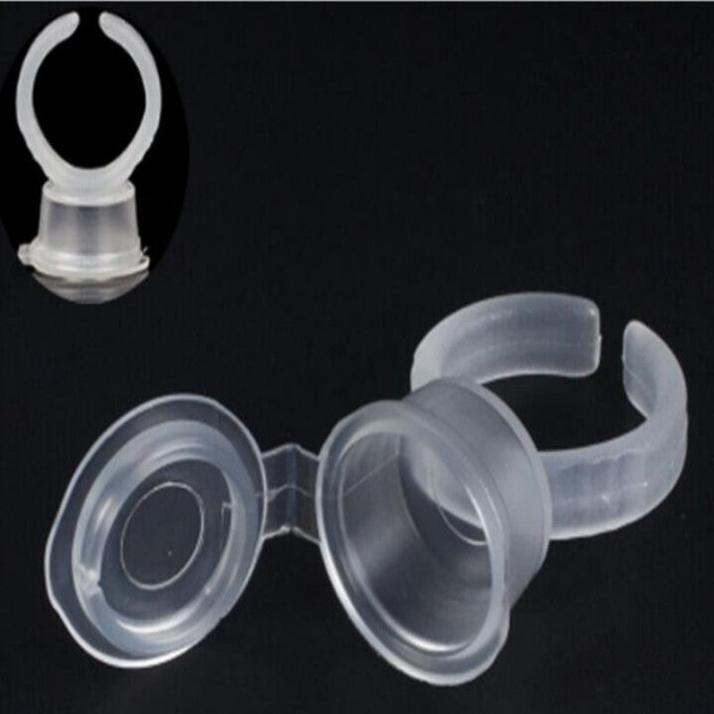Pigment Tattoo Ink Cup Ring Holder Permanent Microblading Eyebrow Makeup