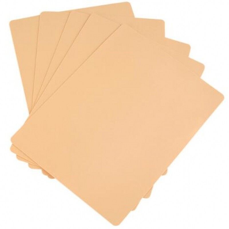 10 Pcs Royun Permanent Makeup Eyebrow Lip Tattoo Blank Practice Fake Skin USA Shipping