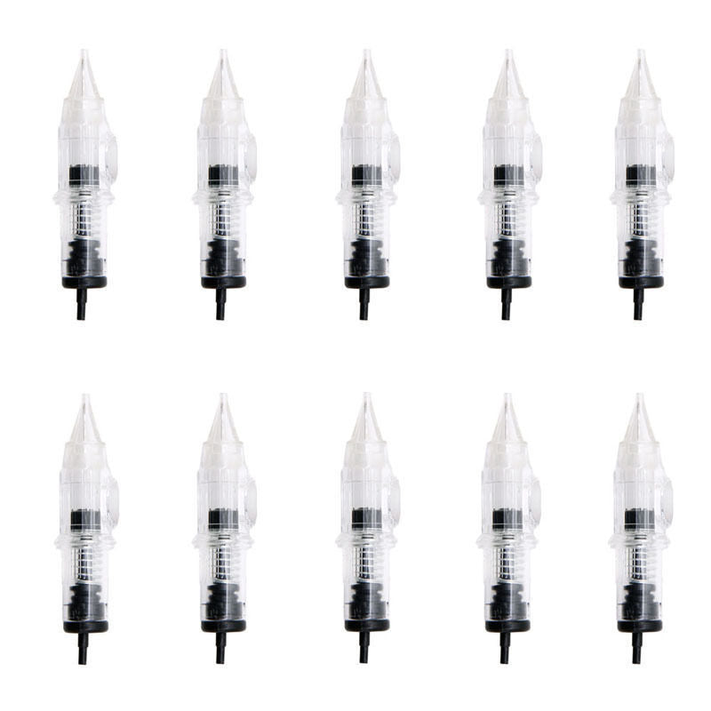 10Pcs 600D-E Disposable Tattoo Cartridge Needle RL/RS/F/M1 Replace For Cheyenne Hawk Machine Pen