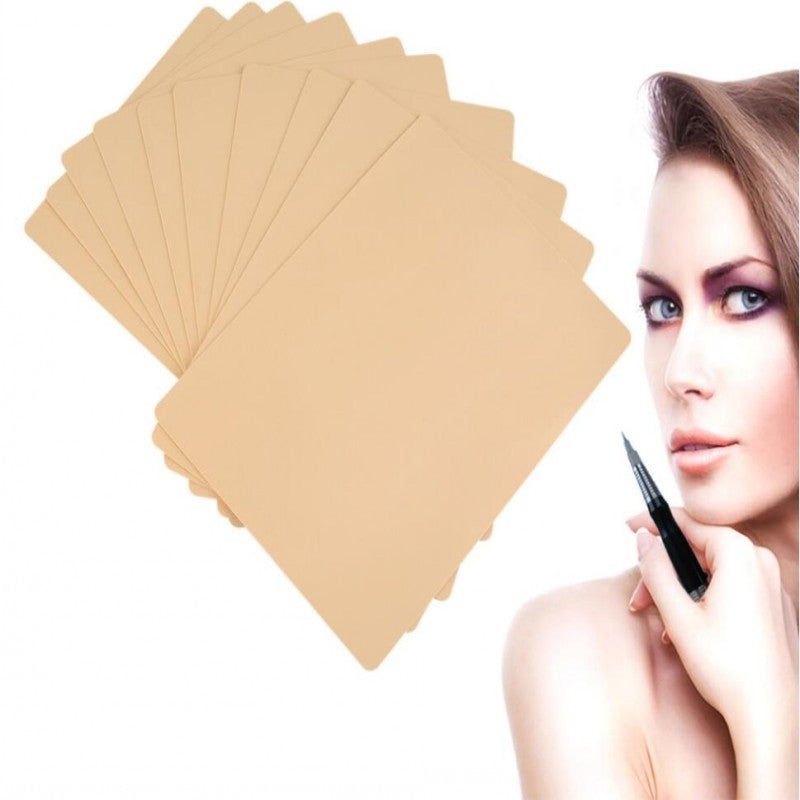 10 Pcs Royun Permanent Makeup Eyebrow Lip Tattoo Blank Practice Fake Skin USA Shipping
