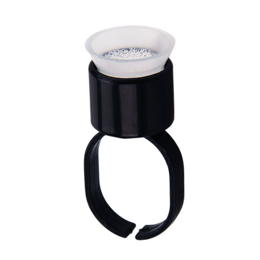Disposable Permanent Makeup Microblading Tattoo Ink Cap Finger Ring Pigment Cup