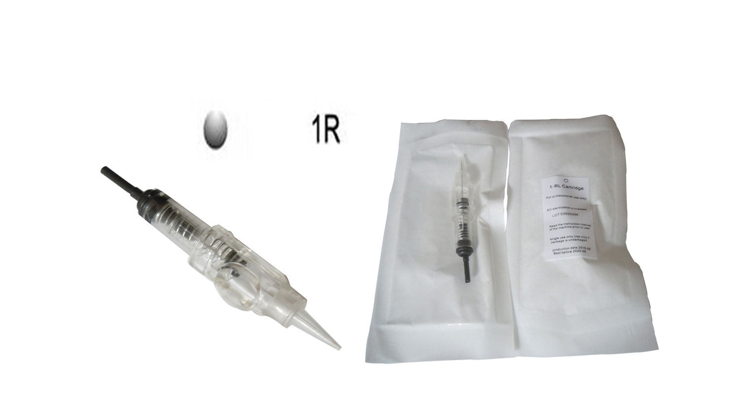 10 Pcs 600D-G Permanent Makeup Tattoo Cartridge Needle For Nouveau Contour Goochie&M8 Pen