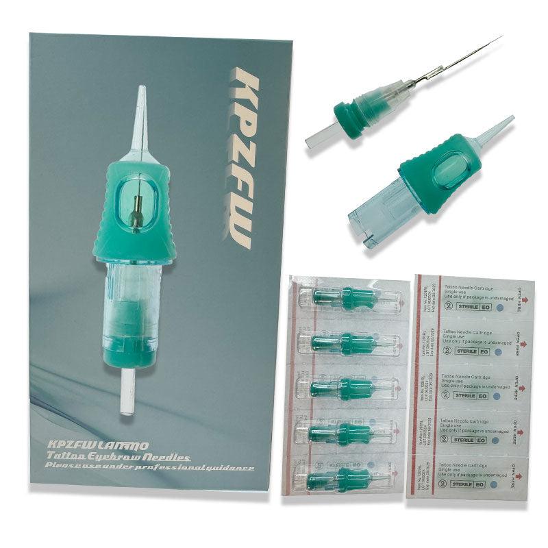 Ruyuan KPZFW Tattoo Permanent Makeup Cartridge Needle Curved Magnum