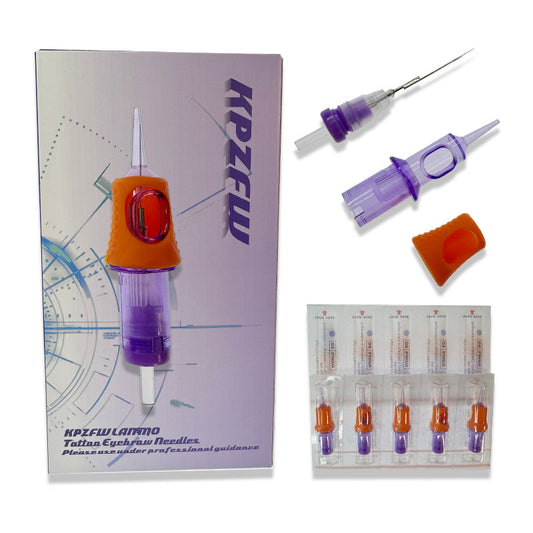 Ruyuan KPZFW Tattoo Permanent Makeup Cartridge Needle Curved Magnum
