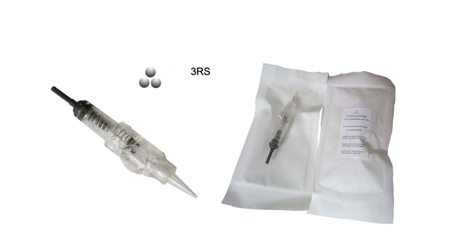 10 Pcs 600D-G Permanent Makeup Tattoo Cartridge Needle For Nouveau Contour Goochie&M8 Pen