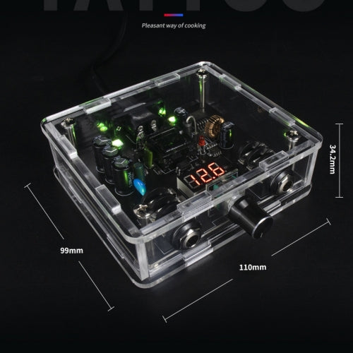Colorful Transparent Tattoo Power Supply, Anti-Fatigue