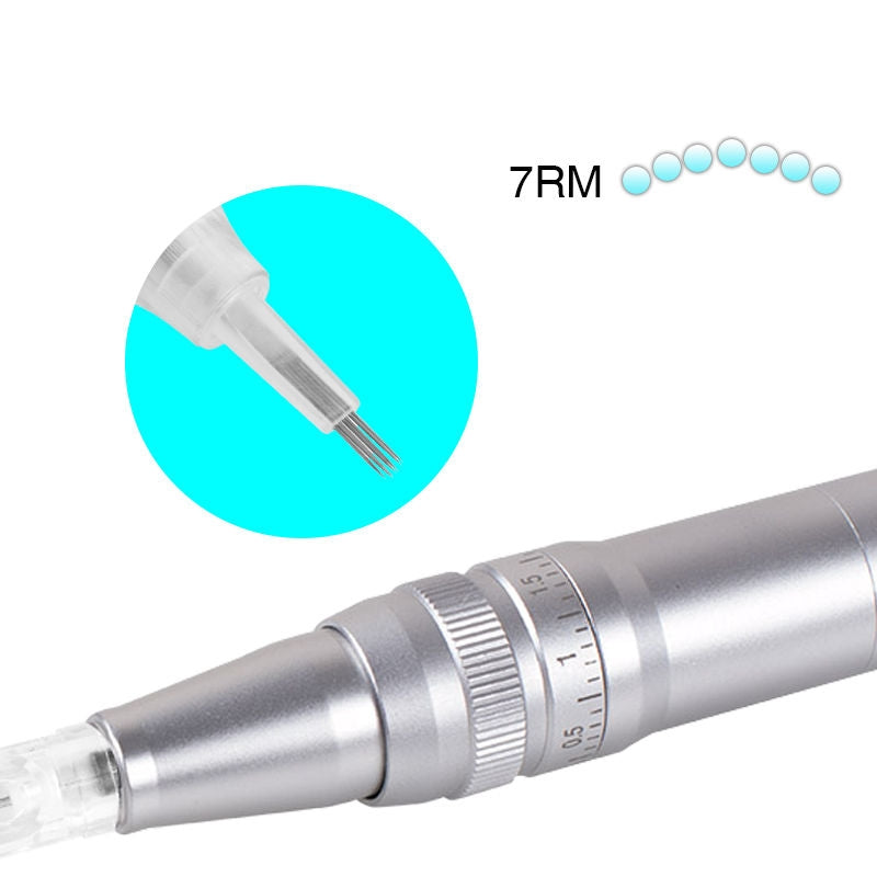 10 Pcs 600D-G Permanent Makeup Tattoo Cartridge Needle For Nouveau Contour Goochie&M8 Pen