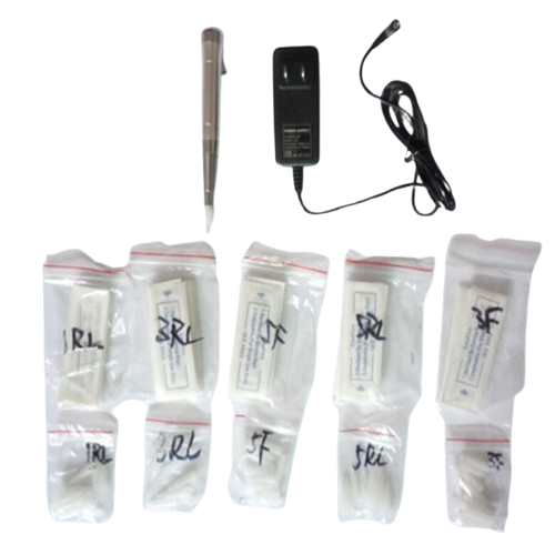 Permanent Makeup Machine Pen Power Supply Needle Cup Eyebrow Tattoo Kits