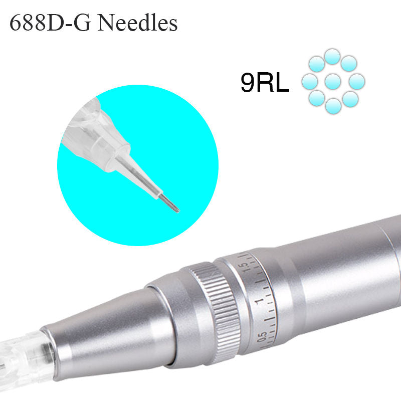 10 Pcs 600D-G Permanent Makeup Tattoo Cartridge Needle For Nouveau Contour Goochie&M8 Pen