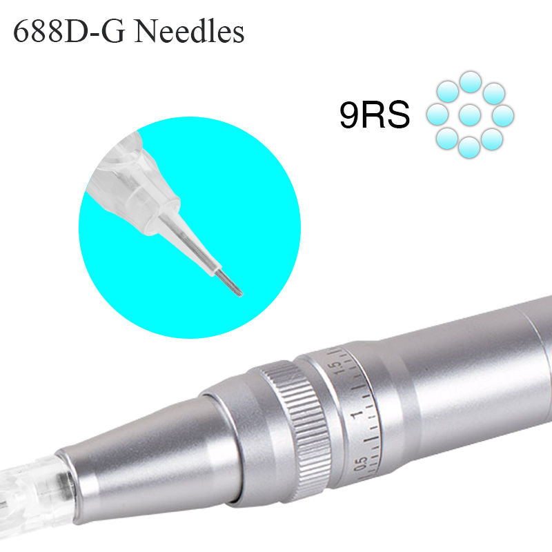 10 Pcs 600D-G Permanent Makeup Tattoo Cartridge Needle For Nouveau Contour Goochie&M8 Pen