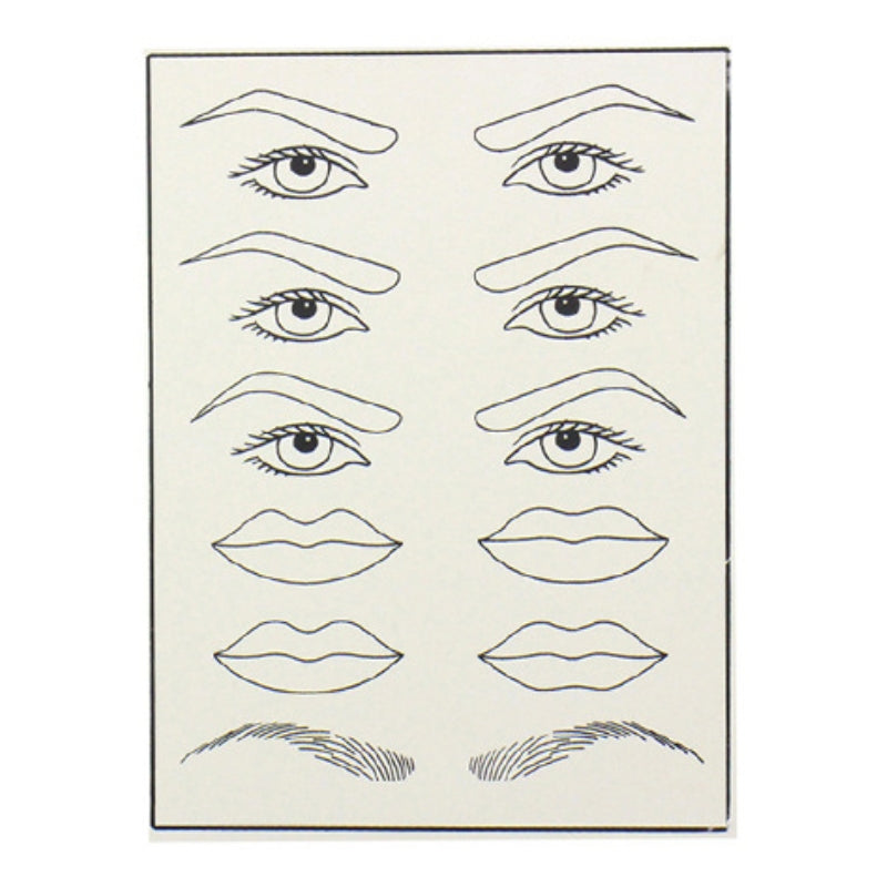 Practice Skin Set for Tattoo Permanent Makeup Microblading Training