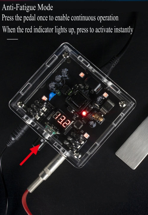 Colorful Transparent Tattoo Power Supply, Anti-Fatigue