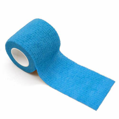 12Pcs Blue Disposable Tattoo Grip Cover Wrap Bandage for Artists