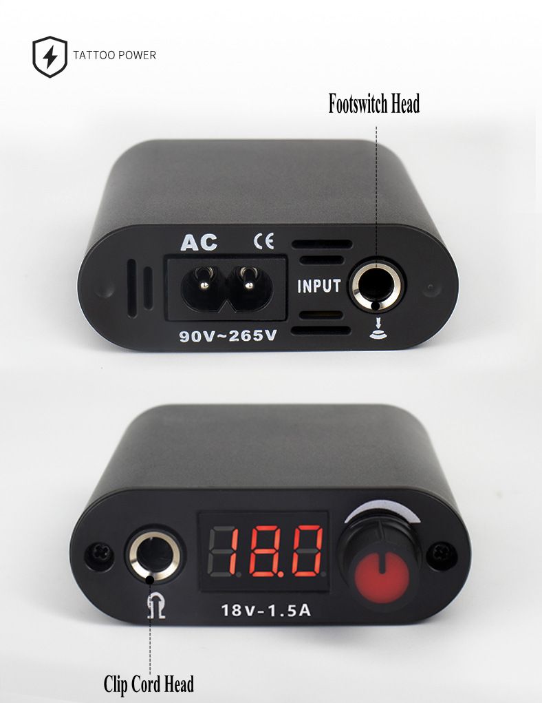 Mini Tattoo Power Supply for Tattoo and Permanent Makeup