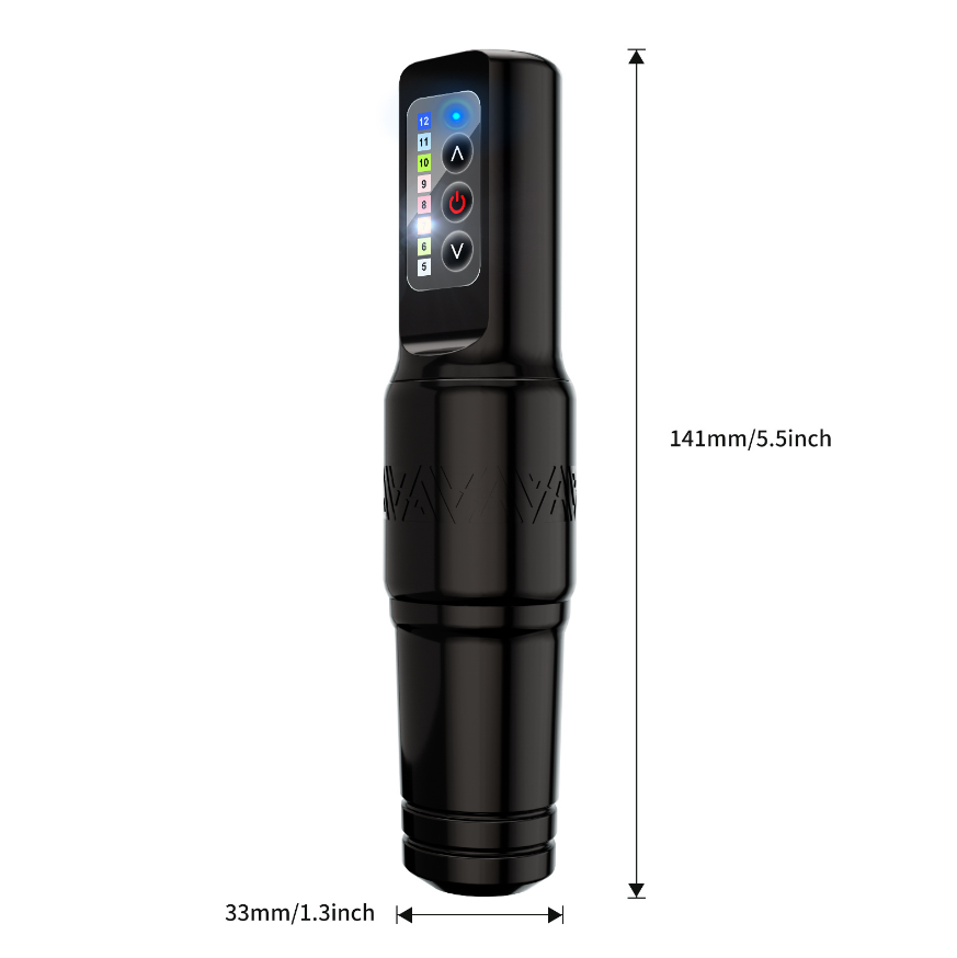 1400MAH Wireless Tattoo Battery Pen Lining & Shading Machine