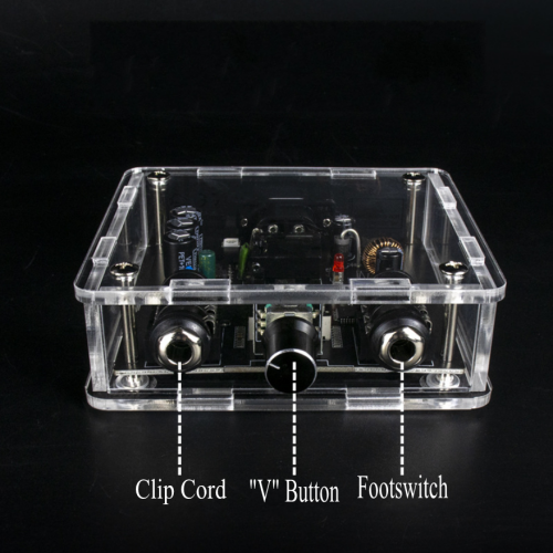 Colorful Transparent Tattoo Power Supply, Anti-Fatigue