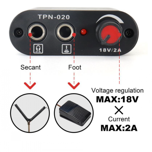 Mini Tattoo Power Supply for Beginner