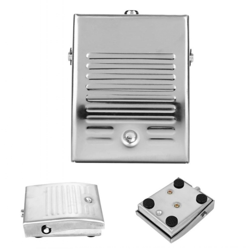 Stainless Steel Tattoo Footswitch with RCA Cord