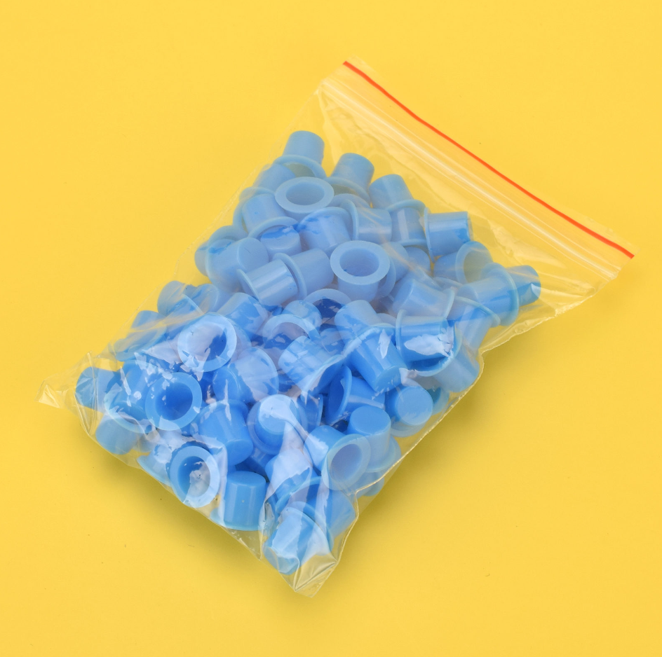 3 Sizes 100pcs/bag Blue Tattoo Ink Cup