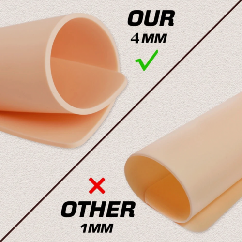 Ruyuan-4mm Silicone Thickness Tattoo Practice Skin Fake Skin