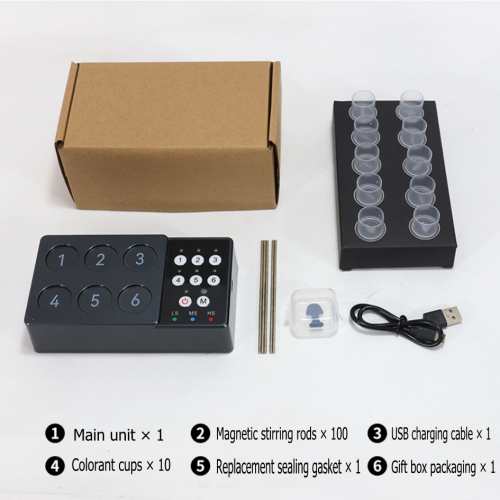 Portable Automatic Tattoo Ink Magnetic Mixer with 2500mAh Battery