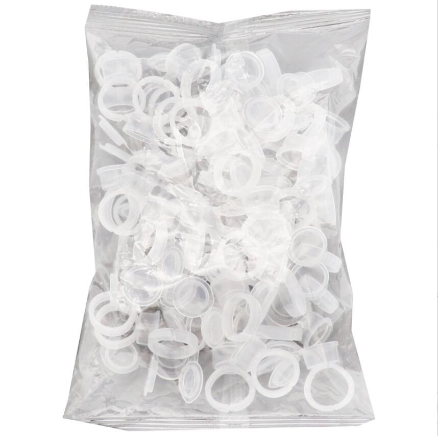 Pigment Tattoo Ink Cup Ring Holder Permanent Microblading Eyebrow Makeup