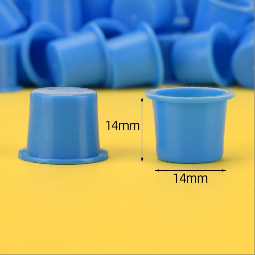 3 Sizes 100pcs/bag Blue Tattoo Ink Cup