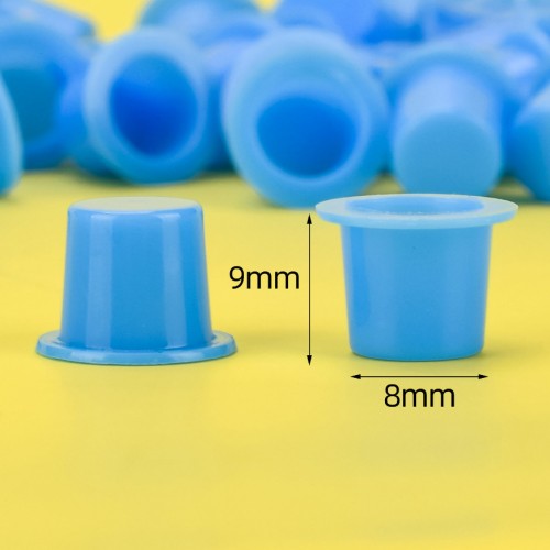 3 Sizes 100pcs/bag Blue Tattoo Ink Cup