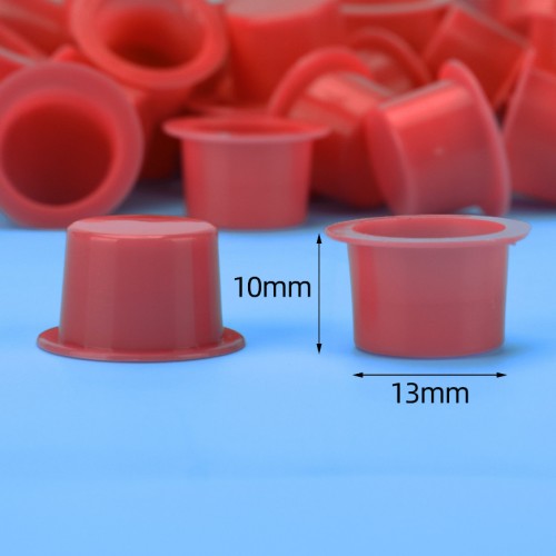 3 Sizes 100pcs/bag Red Tattoo Ink Cup