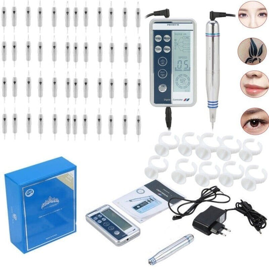 Ruyuan Permanent Makeup Tattoo Pen Cartridge Needle Kit Fit For Charmant Machine
