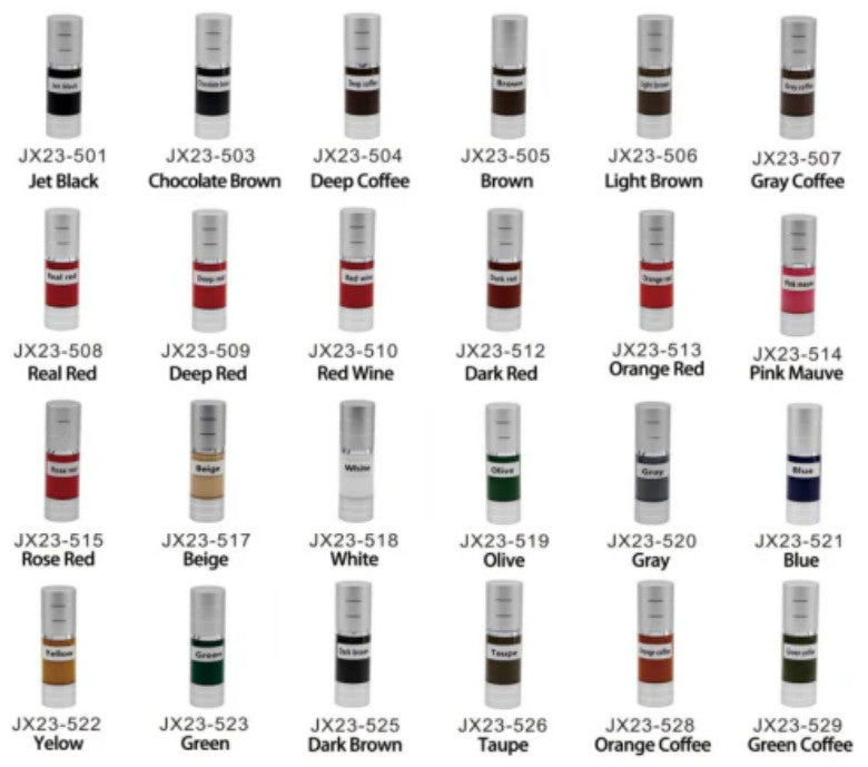 1 oz/Bottle Microblading Permanent Makeup Tattoo Ink Pigment Kit Set Eyebrow Lip