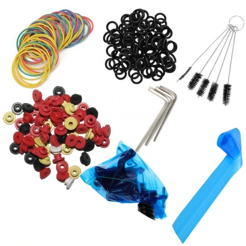 Tattoo Machine Sheet Needle Nipple O Ring Tip Brush Grip Ink Cup Accessories Set