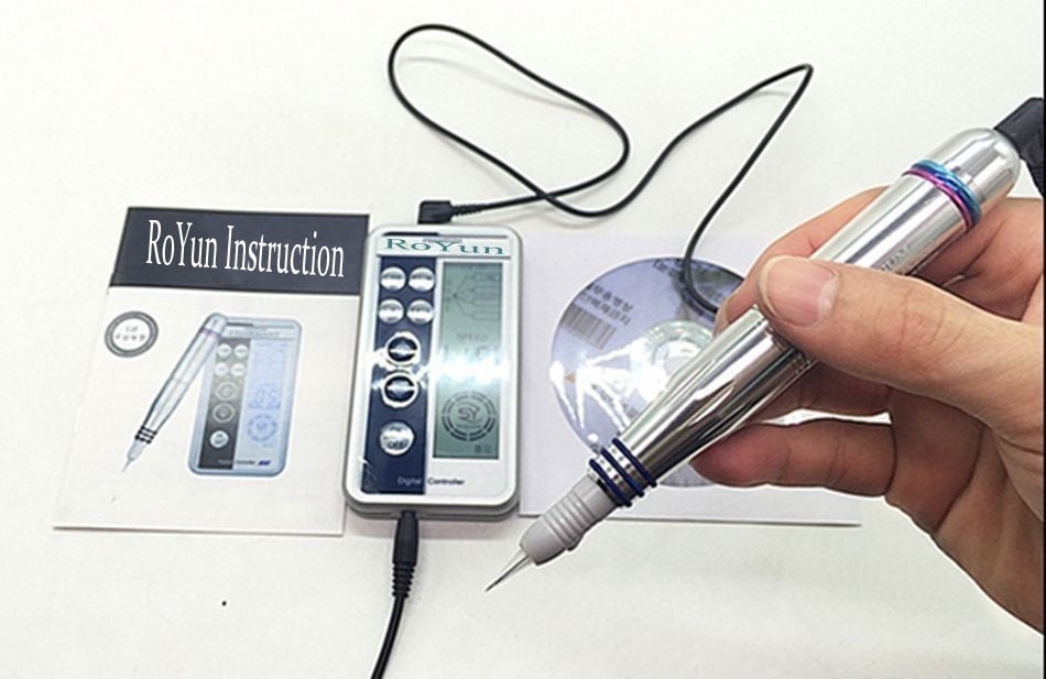 Ruyuan Permanent Makeup Tattoo Pen Cartridge Needle Kit Fit For Charmant Machine